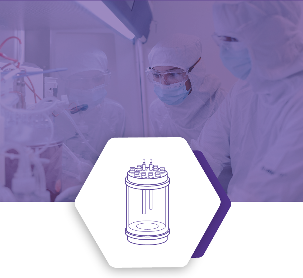 We provide GMP manufacturing solutions for viral vector and gene therapy