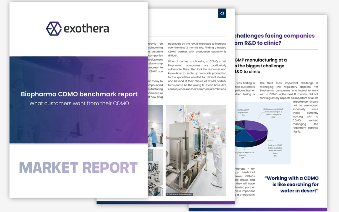 Biopharma CDMO Benchmark Report – What customers want from their CDMO