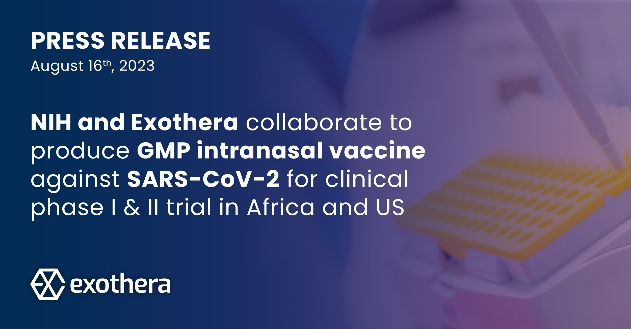 Meissa Vaccines Enters into cGMP Manufacturing Agreement for Pediatric RSV Vaccine Candidate for Phase 2 Clinical Trials